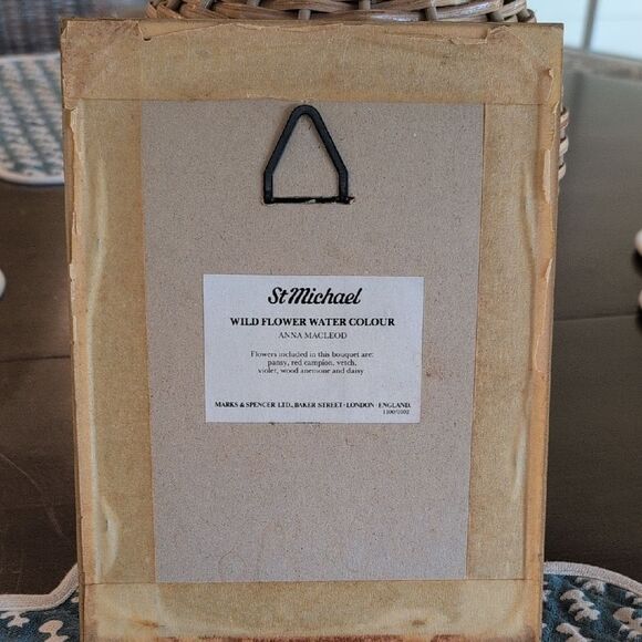 Anna Macleod Floral Bouquet Water Color Framed Art Picture - Picture 3 of 13